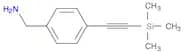 {4-[2-(trimethylsilyl)ethynyl]phenyl}methanamine