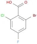 2-Bromo-6-chloro-4-fluorobenzoic acid