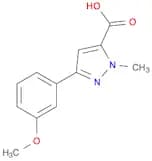 3-(3-METHOXYPHENYL)-1-METHYL-1(H)-PYRAZOLE-5-CARBOXYLIC ACID