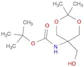 tert-butyl N-[5-(hydroxymethyl)-2,2-dimethyl-1,3-dioxan-5-yl]carbamate