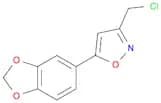 5-(1,3-Benzodioxol-5-yl)-3-(chloromethyl)isoxazole