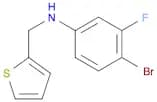 4-Bromo-3-fluoro-N-(thiophen-2-ylmethyl)aniline