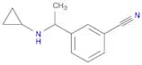 3-[1-(cyclopropylamino)ethyl]benzonitrile