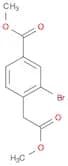 Methyl 3-bromo-4-(2-methoxy-2-oxoethyl)benzoate