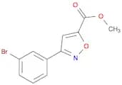 Methyl 3-(3-bromophenyl)-1,2-oxazole-5-carboxylate