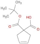 1-[(tert-butoxy)carbonyl]cyclopent-3-ene-1-carboxylic acid