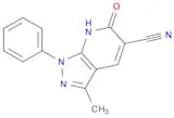 3-methyl-6-oxo-1-phenyl-1H,6H,7H-pyrazolo[3,4-b]pyridine-5-carbonitrile