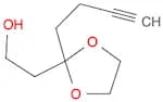 2-[2-(but-3-yn-1-yl)-1,3-dioxolan-2-yl]ethan-1-ol