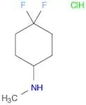 4,4-Difluoro-N-methylcyclohexan-1-amine hydrochloride