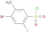 4-Bromo-2-fluoro-5-methylbenzenesulfonyl chloride