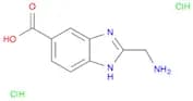 2-(aminomethyl)-1h-1,3-benzodiazole-5-carboxylic acid dihydrochloride