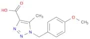 1-[(4-methoxyphenyl)methyl]-5-methyl-1H-1,2,3-triazole-4-carboxylic acid