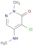 4-Chloro-2-methyl-5-(methylamino)pyridazin-3(2H)-one
