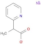 2-​Pyridineacetic acid, α-​methyl-​, sodium salt (1:1)