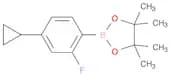 2-(4-Cyclopropyl-2-Fluorophenyl)-4,4,5,5-Tetramethyl-1,3,2-Dioxaborolane