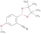 5-Methoxy-2-(tetramethyl-1,3,2-dioxaborolan-2-yl)benzonitrile