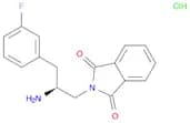 2-[(2S)-2-amino-3-(3-fluorophenyl)propyl]-2,3-dihydro-1H-isoindole-1,3-dione hydrochloride
