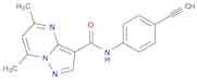 N-(4-Ethynylphenyl)-5,7-dimethylpyrazolo[1,5-a]pyrimidine-3-carboxamide