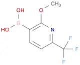 (2-methoxy-6-(trifluoromethyl)pyridin-3-yl)boronic acid