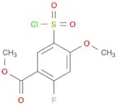 Methyl 5-(chlorosulfonyl)-2-fluoro-4-methoxybenzoate