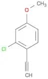 2-Chloro-1-ethynyl-4-methoxybenzene
