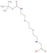 2-({2-[2-(2-{[(tert-butoxy)carbonyl]amino}ethoxy)ethoxy]ethyl}amino)acetic acid