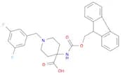 1-[(3,5-difluorophenyl)methyl]-4-({[(9H-fluoren-9-yl)methoxy]carbonyl}amino)piperidine-4-carboxyli…