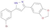 3-(2H-1,3-benzodioxol-5-yl)-5-(3-bromophenyl)-1H-pyrazole
