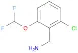 [2-chloro-6-(difluoromethoxy)phenyl]methanamine