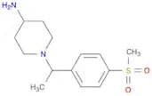 1-[1-(4-METHANESULFONYLPHENYL)ETHYL]PIPERIDIN-4-AMINE