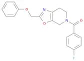 5-(4-fluorobenzoyl)-2-(phenoxymethyl)-4H,5H,6H,7H-[1,3]oxazolo[5,4-c]pyridine