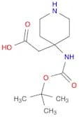 2-(4-((tert-butoxycarbonyl)amino)piperidin-4-yl)acetic acid