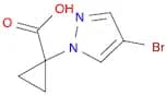 1-(4-Bromo-1H-pyrazol-1-yl)cyclopropane-1-carboxylic acid