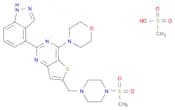 4-(2-(1H-Indazol-4-yl)-6-((4-(methylsulfonyl)piperazin-1-yl)methyl)thieno[3,2-d]pyrimidin-4-yl)mor…