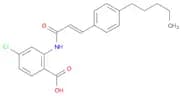 4-Chloro-2-(3-(4-pentylphenyl)acrylamido)benzoic acid
