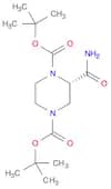 (S)-di-tert-butyl 2-carbamoylpiperazine-1,4-dicarboxylate