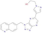 2-[4-[3-(quinolin-6-ylmethyl)triazolo[4,5-b]pyrazin-5-yl]pyrazol-1-yl]ethanol