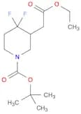 tert-Butyl 3-(2-ethoxy-2-oxoethyl)-4,4-difluoropiperidine-1-carboxylate