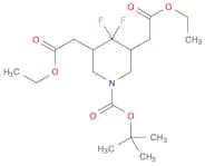 Diethyl 2,2'-(1-(tert-butoxycarbonyl)-4,4-difluoropiperidine-3,5-diyl)diacetate