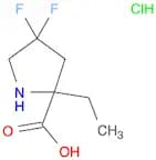 2-Ethyl-4,4-difluoropyrrolidine-2-carboxylic acid hydrochloride