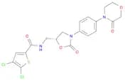 4,5-dichloro-N-{[(5R)-2-oxo-3-[4-(3-oxomorpholin-4-yl)phenyl]-1,3-oxazolidin-5-yl]methyl}thiophene…