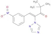 4,4-dimethyl-1-(3-nitrophenyl)-2-(1H-1,2,4-triazol-1-yl)pent-1-en-3-one