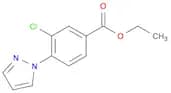 Ethyl 3-chloro-4-(1H-pyrazol-1-yl)benzoate