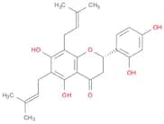 (S)-2-(2,4-Dihydroxyphenyl)-5,7-dihydroxy-6,8-bis(3-methylbut-2-en-1-yl)chroman-4-one