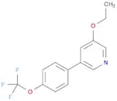 3-Ethoxy-5-(4-(trifluoromethoxy)phenyl)pyridine