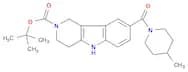 tert-Butyl 8-(4-methylpiperidine-1-carbonyl)-3,4-dihydro-1H-pyrido[4,3-b]indole-2(5H)-carboxylate