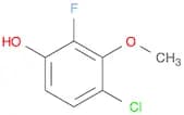 4-Chloro-2-fluoro-3-methoxyphenol