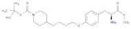 Methyl(S)-2-Amino-3-[4-[4-(1-Boc-4-piperidyl)butoxy]phenyl]propanoate