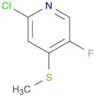 2-chloro-5-fluoro-4-methylsulfanylpyridine