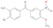 (4-bromo-3-methylphenyl)(4-methoxy-3-nitrophenyl)methanone